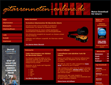 Tablet Screenshot of gitarrennoten-online.de